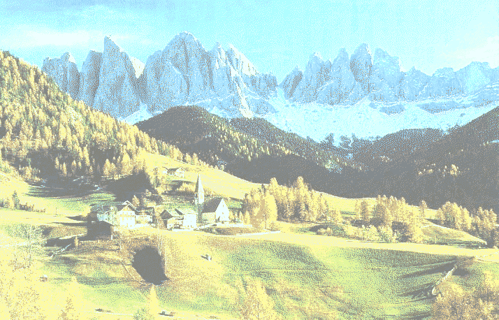 スイスイタリアシエラ風景